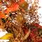 24" Autumn Harvest Maple Leaf with Berries Wreath